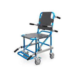 SuperOrtho Stair Climbing Wheelchair for disabled 4 wheels Blue HD ΚΑΘΙΣΜΑ ΦΟΡΕΙΟ ΑΜΑΞΙΔΙΟ ΚΑΡΕΚΛΑ ΜΕΤΑΦΟΡΑΣ ΑΣΘΕΝΩΝ ΑΛΟΥΜΙΝΙΟΥ 